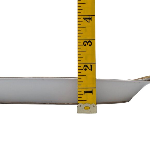 Antique Noritake Nippon M Oval Celery Dish Serving Tray Roses Black Gold Trim - Picture 8 of 13